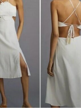 Farm Rio Flower Top Midi Dress Size Small